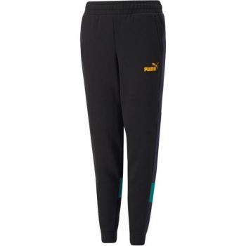 Pantalón de Chándal para Niños Puma Essentials+ Colorblock Negro