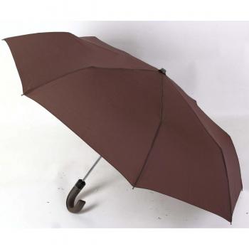 Paraguas Plegable automático para Caballero con puño ergonómico. Elegante y Funcional. Paraguas automático Abre Cierra Paraguas antiviento y antigoteo. Gris Oscuro