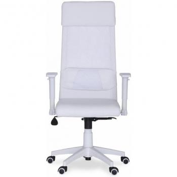 Sillón de Oficina Giratorio y Reclinable Airflow con Cojín Lumbar y Altura Ajustable - Color Blanco