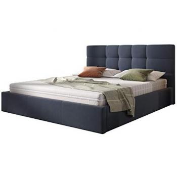 Cama Doble Tapizada con Somier y Cabezal Cleveland 180x200 cm