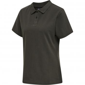 Hummel Polo De Manga Corta Elástico Para Mujer Rojo