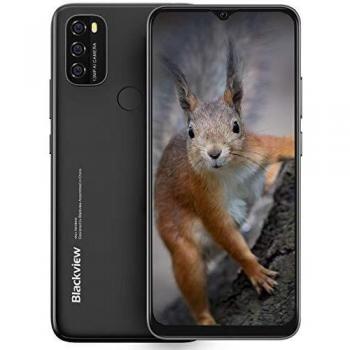 Blackview A70 Smartphone Libre,Android 11 Teléfono Móvil,32 GB ROM + 3 GB RAM Octa-Core,Batería 5380mAh,6.517 HD+,Cámara Triple 13MP,Telefonos Moviles Baratos,4G Dual SIM,Face ID,Huella Dactilar,GPS