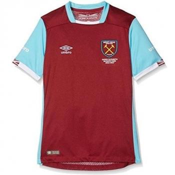 Umbro niño West Ham United Home de manga corta - Réplica de la camiseta, Juventud/Multicolor XL