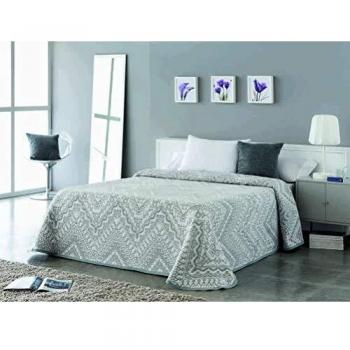 Vialman Colcha de Entretiempo, Gris, 105 cm: 200cm x 270 cm, 6
