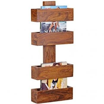 WOHNLING Estante de Madera de Palisandro Porta 30 x 10 cm, New