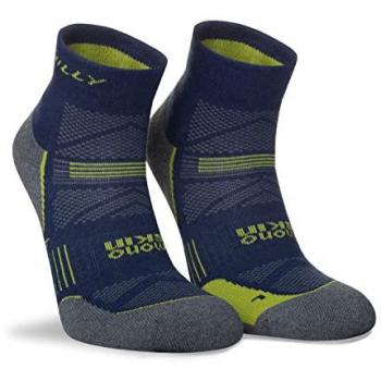 Calcetines HILLY Supreme Anklet Med azul verde gris - XL, tipo: calcetines cortos, características: tobilleras, medianoche/gris marga, talla XL