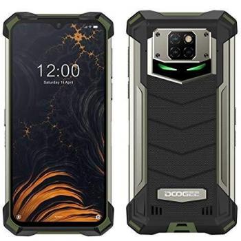 Smartphone Resistente DOOGEE S88 Pro 10000mAh Batería, Octa-Core 6GB + 128GB Android 10, Cámara Cuatro 21MP, 6.3FHD + Corning Gorilla Glass, Carga Inalámbrica, IP68 Teléfono Móvil Antigolpes Verde