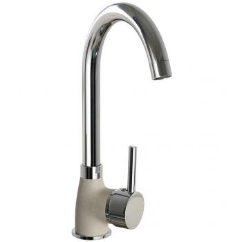 Batería de cocina Pyramis Bello Duo 090927038 color beige arena con grifo de granito