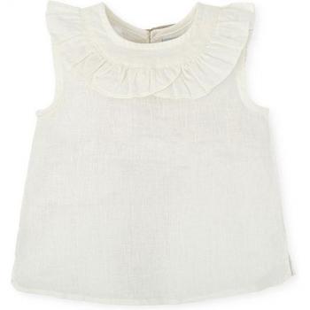Tutto Piccolo - Blusa de niña de lino con volante