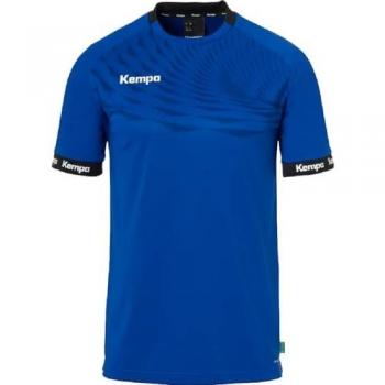 Camiseta Deportiva Kempa Wave 26 de Manga Corta para Hombres y Niños - Ropa Funcional, Elástica y Transpirable para Balonmano, Gimnasio, Jogging y Running