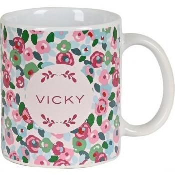 Taza Mug Vicky Martín Berrocal Rosebloom Cerámica Multicolor (350 ml)