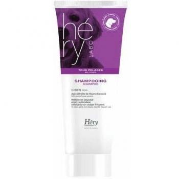 Shampoo Universal para Perros Hery - 1000 ml, con Acondicionador para Todos los Tipos y Colores de Pelaje, enriquecido con Algas Rojas