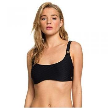 Roxy - Top de Bikini Copa D con Aros - Mujer - S - Negro