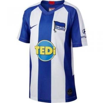 Nike Hertha BSC 2019/20 Stadium Home Camiseta de Fútbol Mayores, Unisex Niños, Blanco