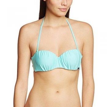 Skiny Sunset Charmer Da. Aqua Bandeau BH - Parte de arriba de bikini para mujer, color türkis