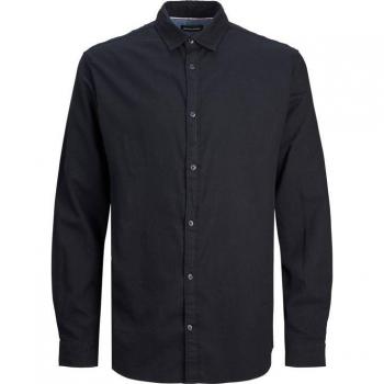 Camisa Textil Lifestyle Jack & Jones modelo 12181602-Black para hombre en color negro