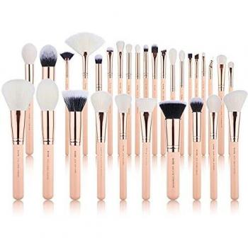 Brochas de maquillaje Jessup Maquillaje de ojos Maquillaje de labios Maquillaje de pelo sint¨¦tico Juego de brochas de maquillaje 30 piezas T440