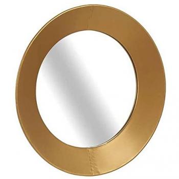 Espejo de pared Cristal Dorado Metal (7,5 x 60 x 60 cm)