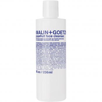 Malin+Goetz Grapefruit Face Cleanser 236ml - Facial Cleanser, Gel-based formula, Contains grapefruit extract, Hydrating and soothing properties, Suitable for all skin types, Paraben-free, Sulfate-free, Alcohol-free,