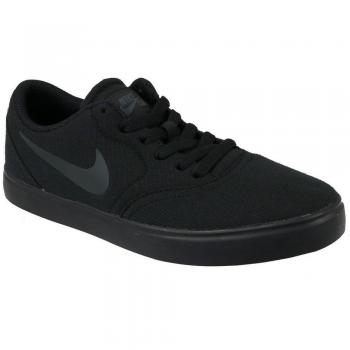 Zapatillas de Skateboarding Nike SB Check Cnvs para Niños, Color Negro/Anthracite 001, Talla 38 EU