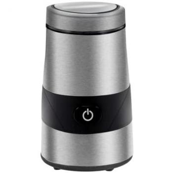 MOLINILLO DE CAFÉ KUKEN 160W INOX - Potencia de 160W, diseño en acero inoxidable, cuchillas de acero inoxidable para un molido eficiente, capacidad para moler hasta 50 gramos de café