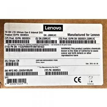 Ibm 00d8924 25 tb mitad alta lto ultrium gen 6 sas interna unidad de cinta