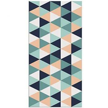 Alfombra Vinílica, Geométrico, 100 x 50 x 0.2 cm, Multicolor, ALV-046