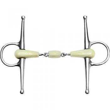 Embocadura de Doble Ruptura Feeling Flexi Plateado para Caballo, 135 mm, Unisex Adulto