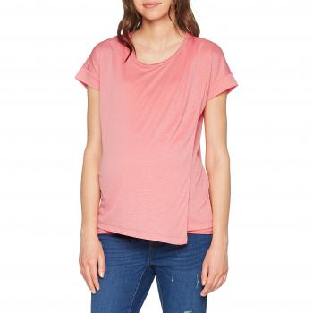 MAMALICIOUS Mljolie Iris Cap Jersey Top Nf, Camiseta Premamá para Mujer, Rosa