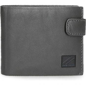 Cartera Pjl Chief Gris con cierre de clic