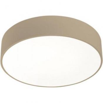 Plafón LED Caprice Acrílico Opal Blanco 5,4 cm, Pintado Dorado, 2040 lm, 3000K