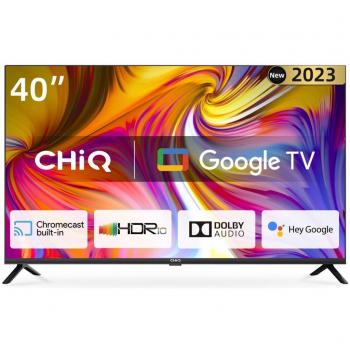 Televisor CHiQ L40H7G 40 FHD Smart TV con Google TV, dbx-tv, Dolby Audio y diseño sin marco