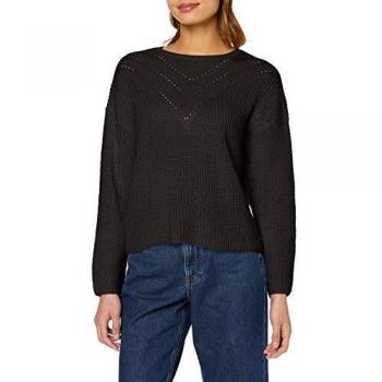 Only ONLARYA L/S Pullover CC KNT Jersey, Negro