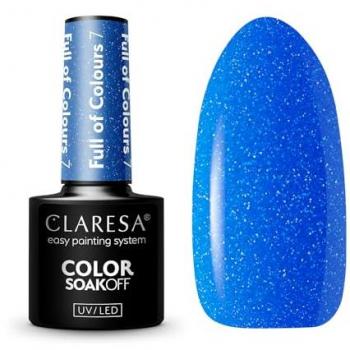 Esmalte Semipermanente Soak Off Claresa - Full of Colours Nº 07, 5 g