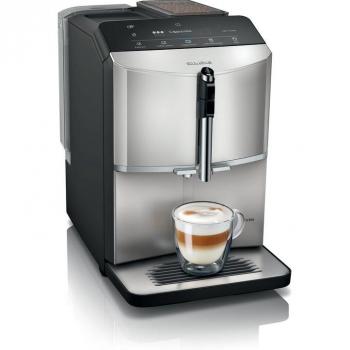 Cafetera Superautomática Siemens EQ300 TF303E07, 1300W, 15 bar, Espumador de Leche, Molinillo Cerámico, Función Onetouch, Capacidad de 1.4