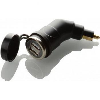 Booster Motorcycle Products Salida USB Booster BMW Conector Double-USB - Negro