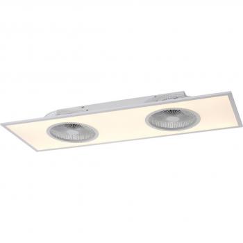 Ventilador de Techo LED Flat-Air CCT Blanco 120x40cm con 10 Velocidades y Luz Regulable