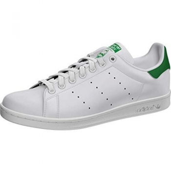 Adidas Stan Smith, Zapatillas para Hombre en Blanco y Verde, Talla 41 1/3 EU