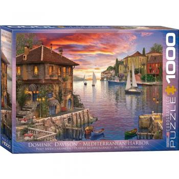 Eurographics 1000-Piece Puzzle - Dominic Davison: Mediterranean Harbor