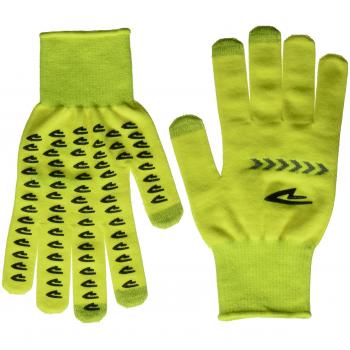DeFeet – Guantes eTouch Amarillo neón con Reflector, Small