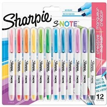 Sharpie S-Note rotuladores creativos de colores | Para resaltar, escribir, dibujar y mucho más | Colores