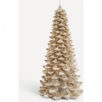Vela decorativa con forma de abeto de Navidad para iluminar tu hogar en estas fiestas - El Corte Inglés
