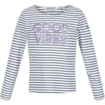 Regatta - Camiseta de Manga Larga Clarabee con Mensaje para Niños/Niñas
