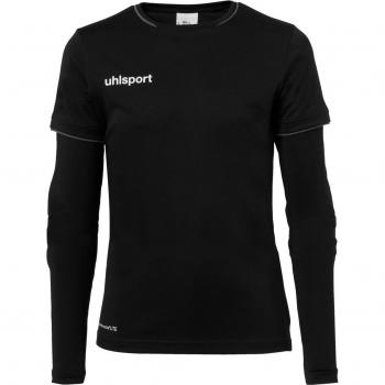 Uhlsport Conjunto De Portero Save Negro - Conjunto de portero, color negro, incluye camiseta y pantalones cortos, fabricado en material ligero y transpirable, diseño ergonómico para mayor comodidad y libertad de movimiento, protección