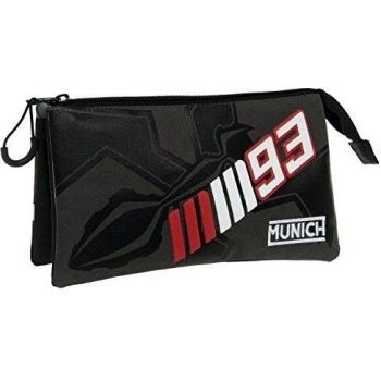 Munich Marc Marquez 93 Neceser de Viaje, 1.32 Litros, Color Negro