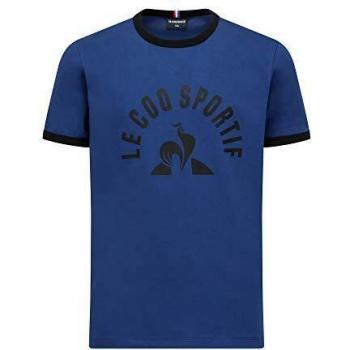 Le Coq Sportif Bat tee SS N°4 Camiseta de Manga Corta, Niños, Working Blue/Black, 14A
