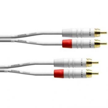 Cable RCA CORDIAL CFU 0,6 CC - Blanco Nieve