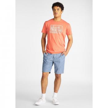 Lee Floral Graphic T-Shirt in Paprika Red
