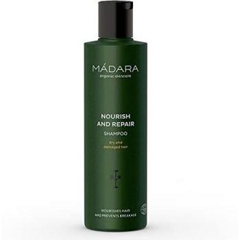 MÁDARA Organic Skincare | Nourish And Repair Shampoo - 250ml, With Northern Nettle and Quince, Nourishing, Silky, Rich, Prevents breakage, Vegan, Ecocert certified, Recyclable packaging.