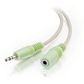 Cable de Audio Estéreo 3.5mm M/M de 3m C2G - Conectores Macho a Macho, Pantallado